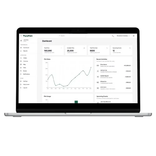 ThunaPoint Cemetery Dashboard